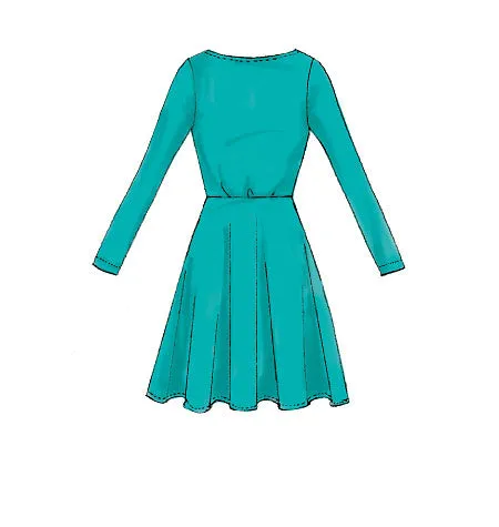 M7313 Misses'/Women's Flared Dresses