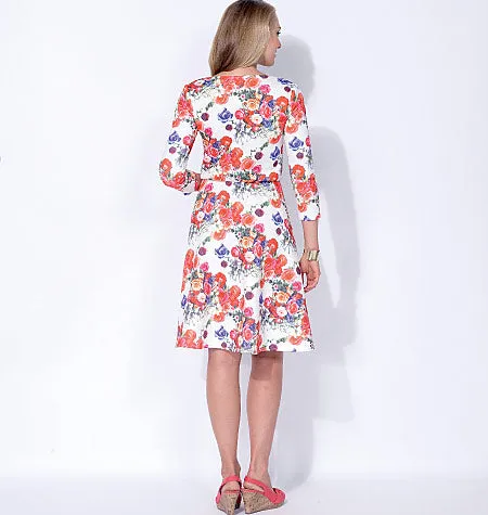 M7313 Misses'/Women's Flared Dresses