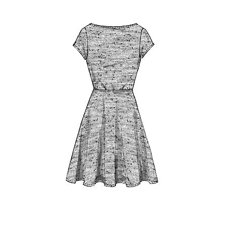 M7313 Misses'/Women's Flared Dresses