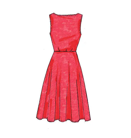 M7313 Misses'/Women's Flared Dresses