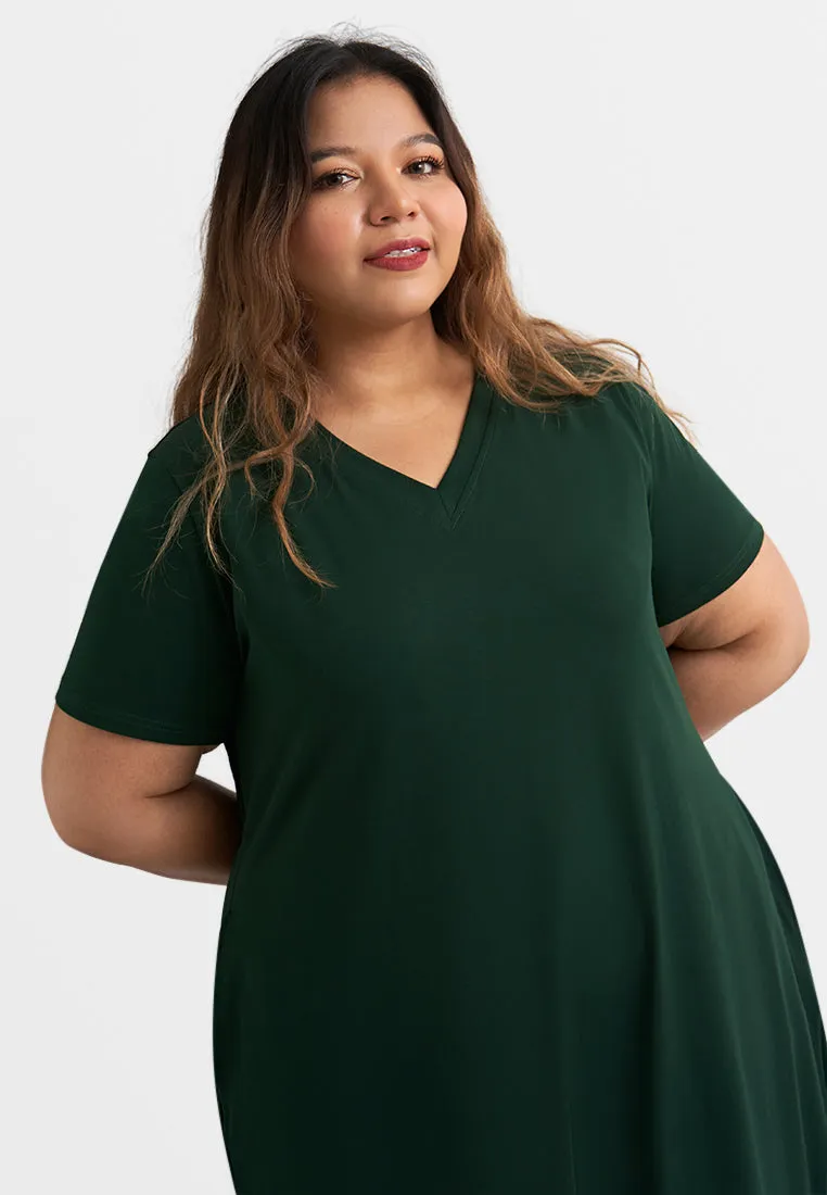 Mackayla EVERYDAY V-neck Short Sleeve Dress