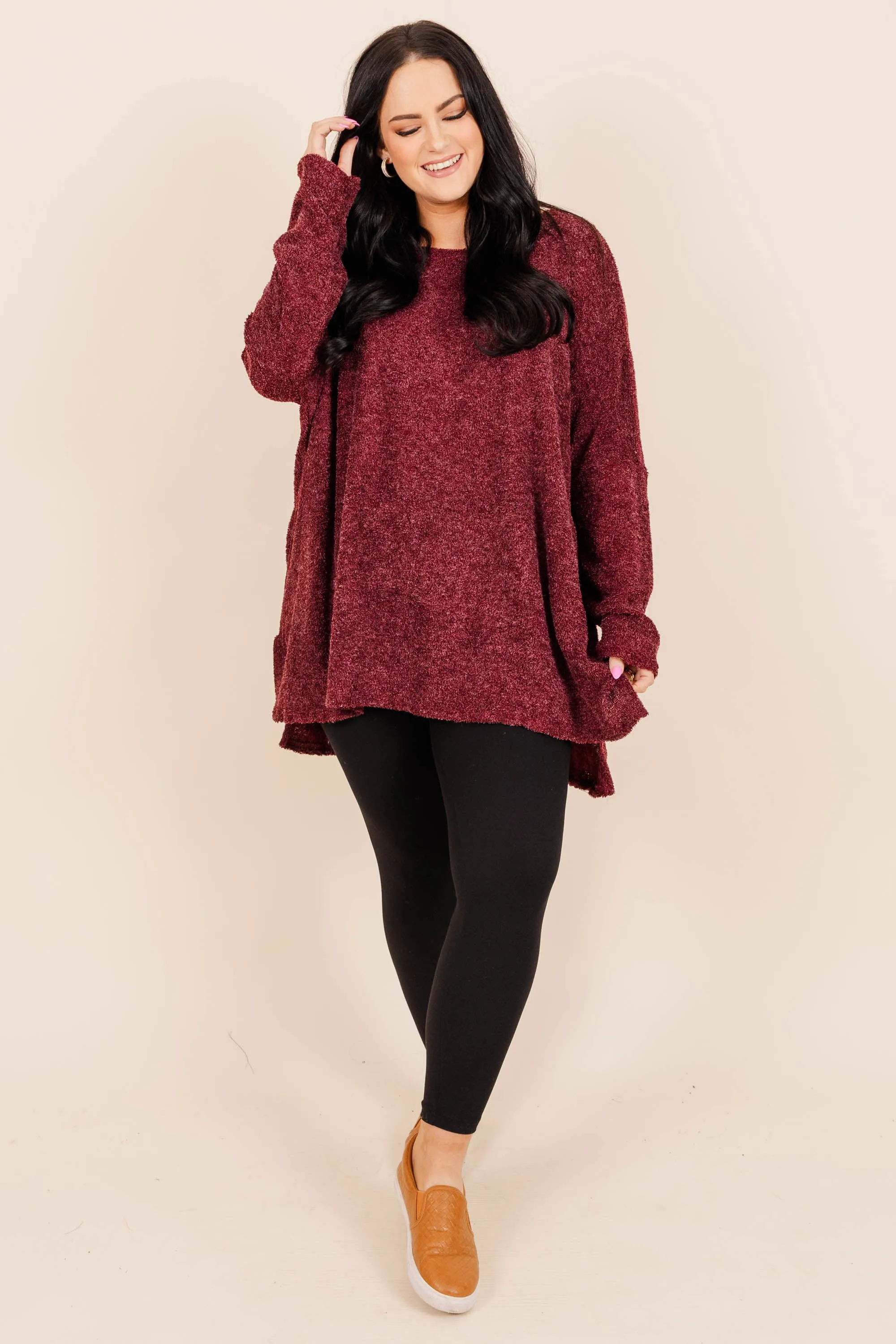 Made To Appreciate Top, Burgundy