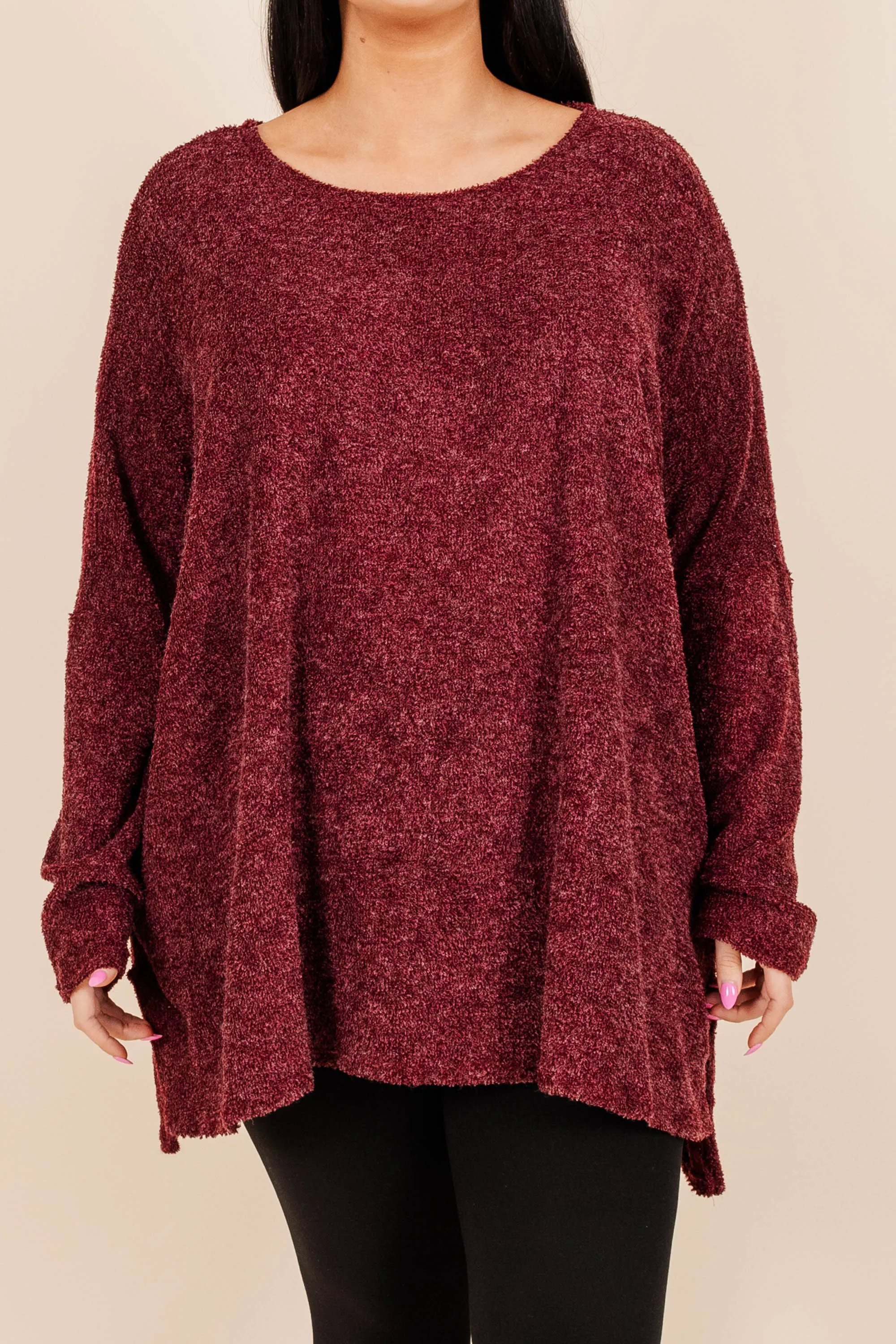Made To Appreciate Top, Burgundy