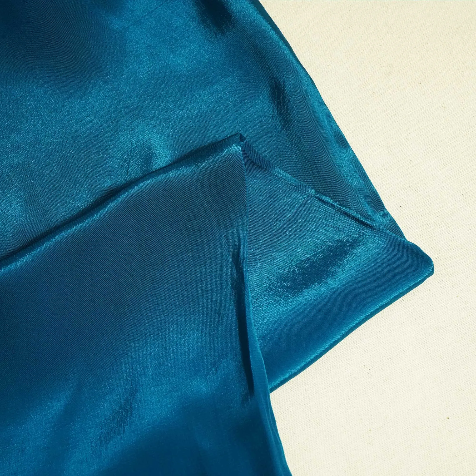 Marine Blue Solid Natural Crepe Fabric GT-24475