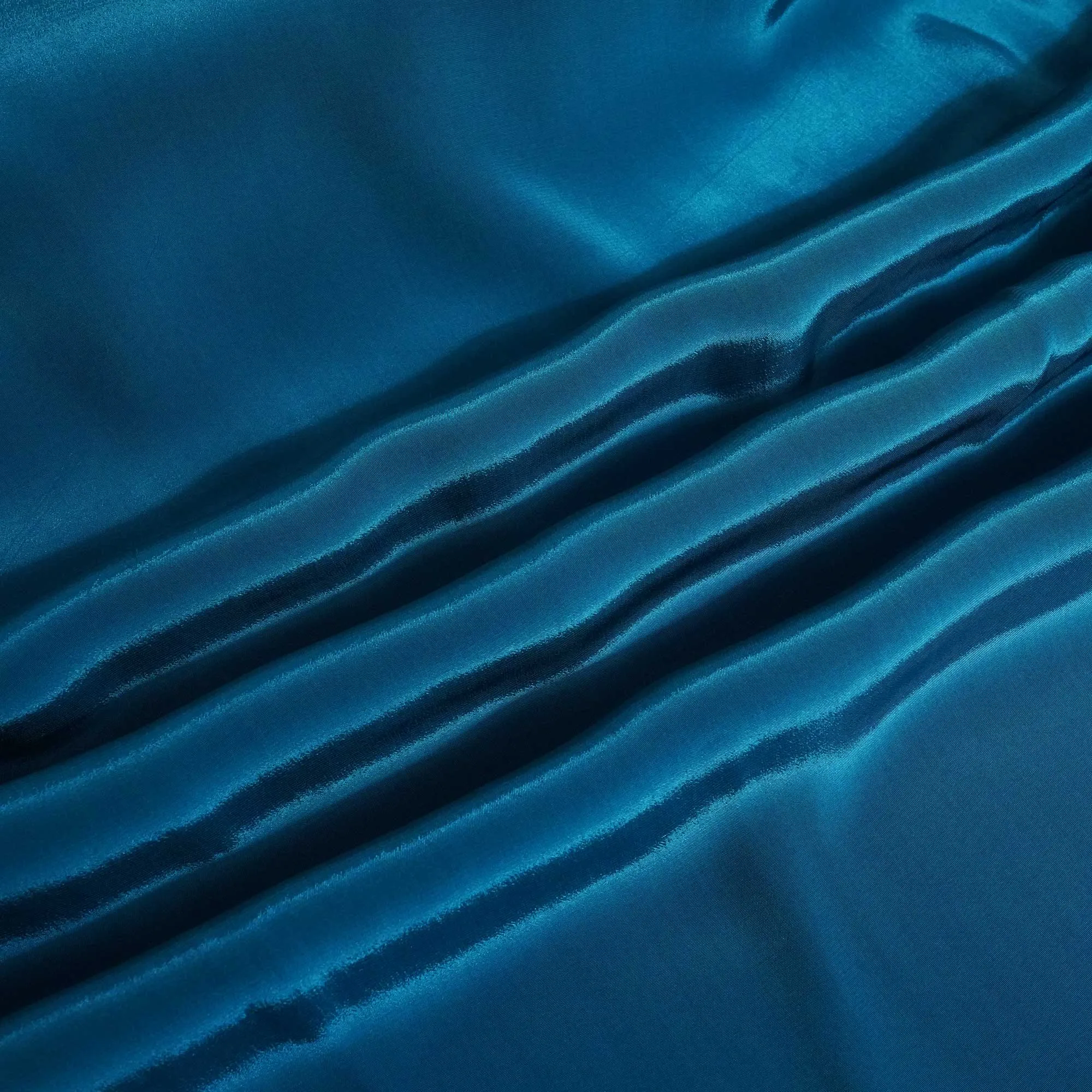 Marine Blue Solid Natural Crepe Fabric GT-24475
