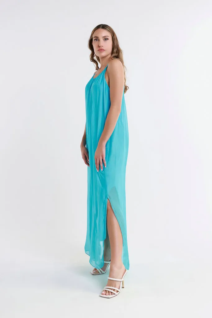 Marla Silk Maxi Dress (DT222)