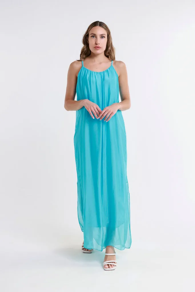 Marla Silk Maxi Dress (DT222)