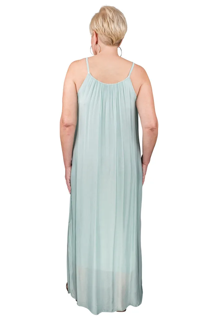 Marla Silk Maxi Dress (DT222)