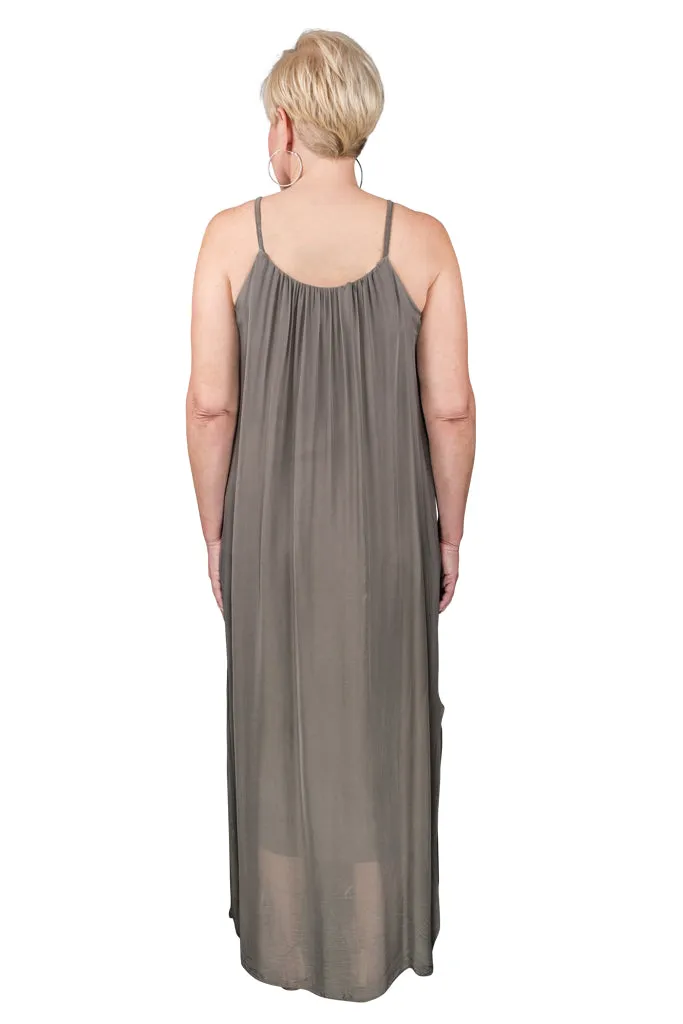 Marla Silk Maxi Dress (DT222)