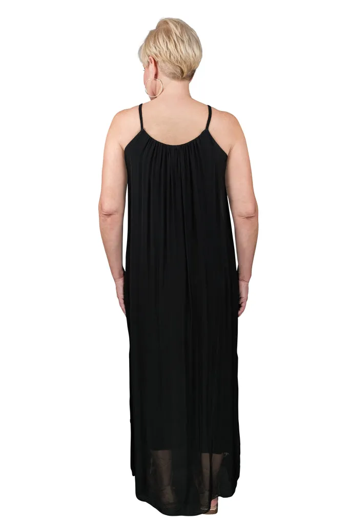 Marla Silk Maxi Dress (DT222)