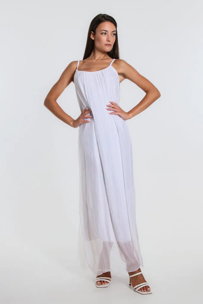Marla Silk Maxi Dress (DT222)