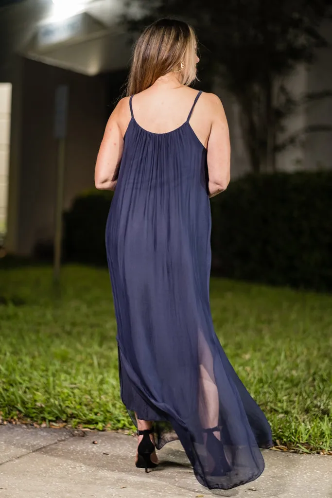 Marla Silk Maxi Dress (DT222)