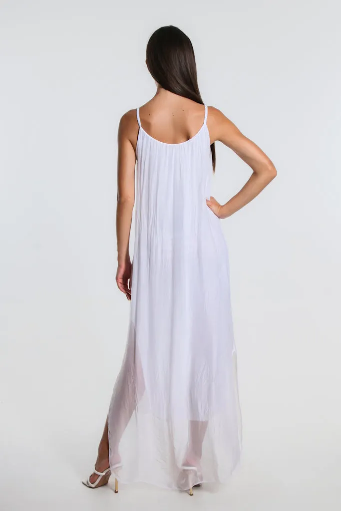 Marla Silk Maxi Dress (DT222)