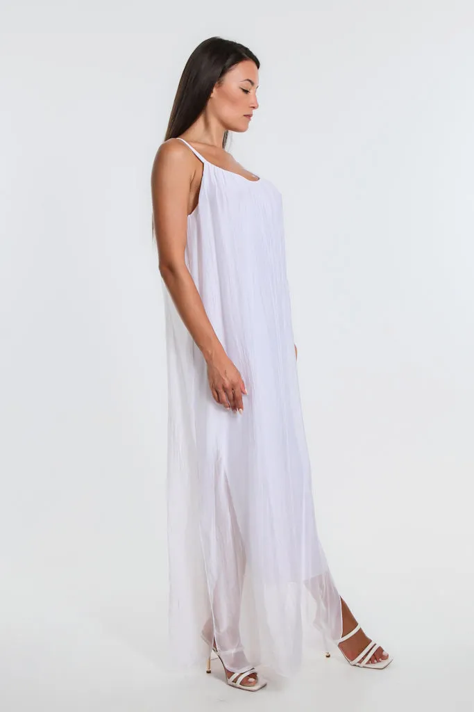 Marla Silk Maxi Dress (DT222)