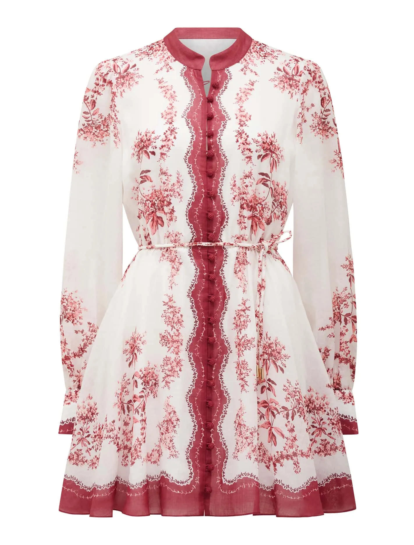 Melanie Printed Skater Mini Dress