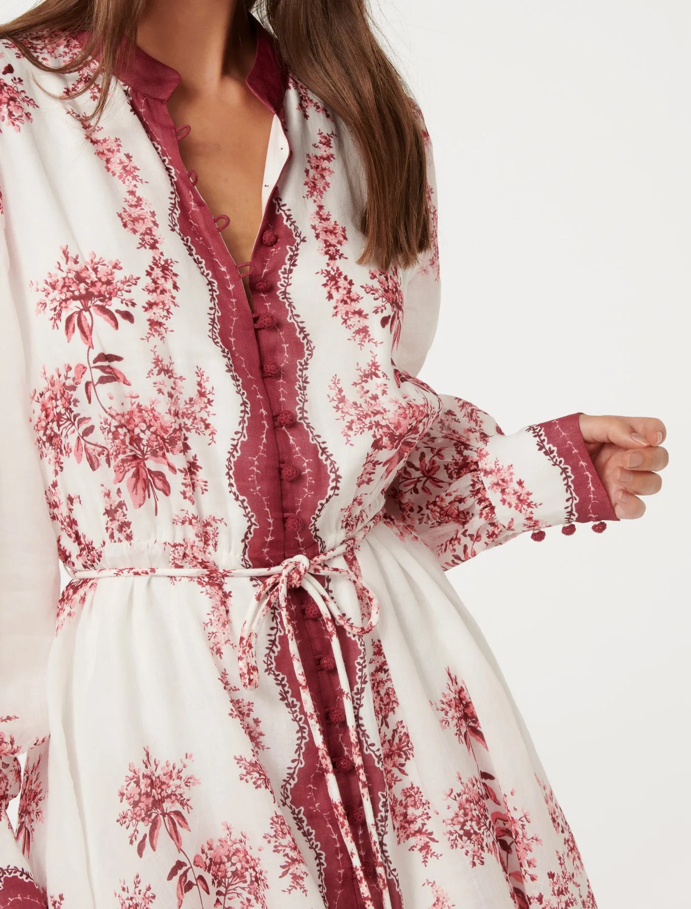 Melanie Printed Skater Mini Dress