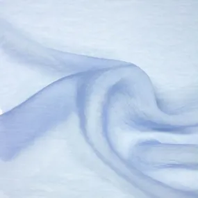 Mitch Light Blue Polyester Viscose Voile
