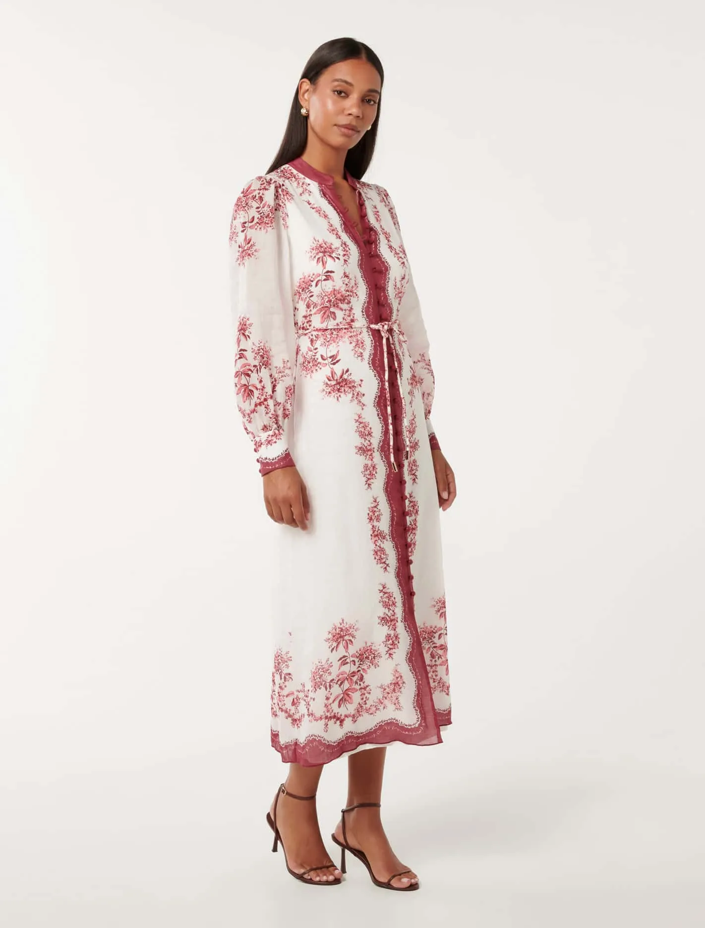 Morgan Printed Midi Dress