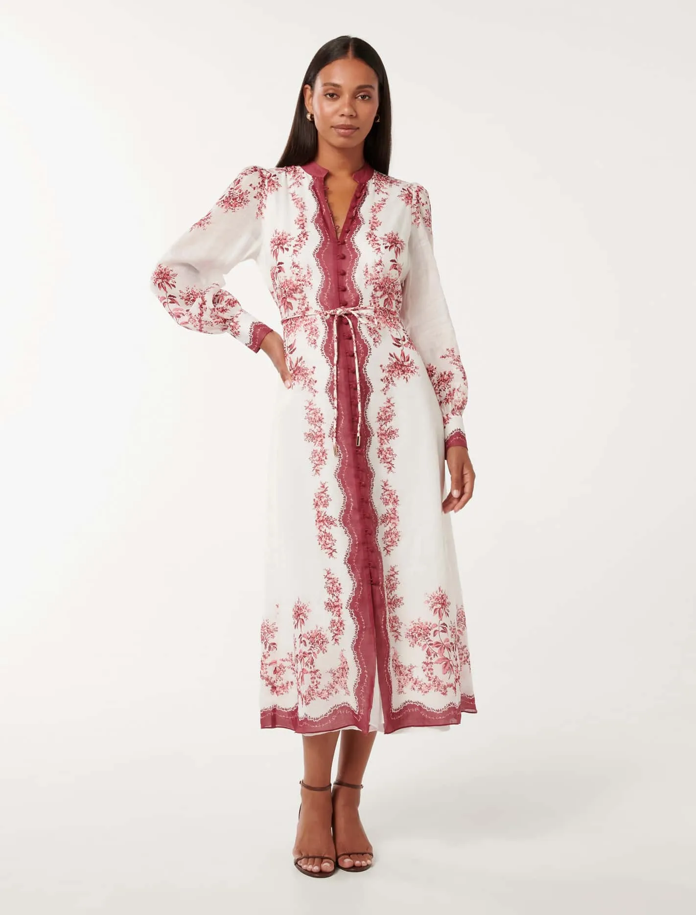 Morgan Printed Midi Dress