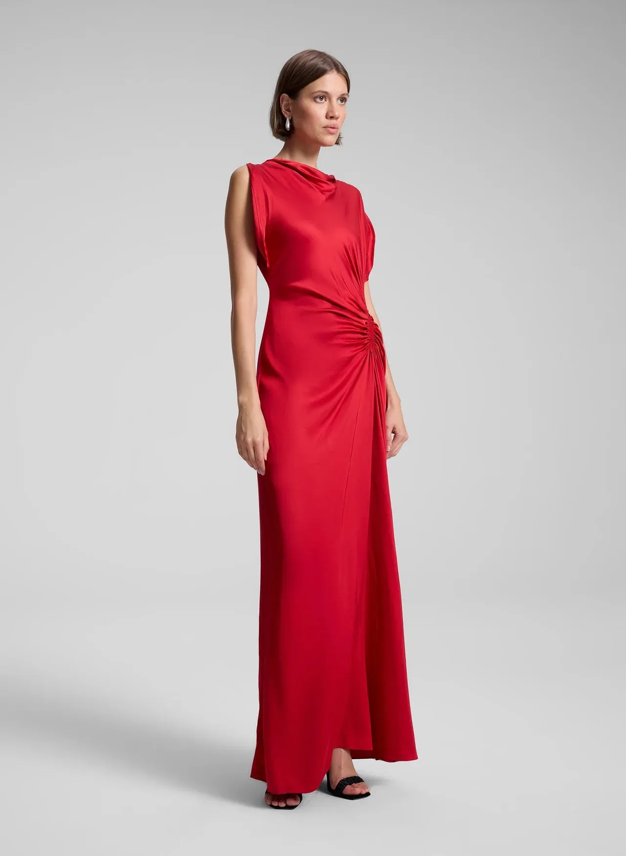 Nadia Gown in Really Red