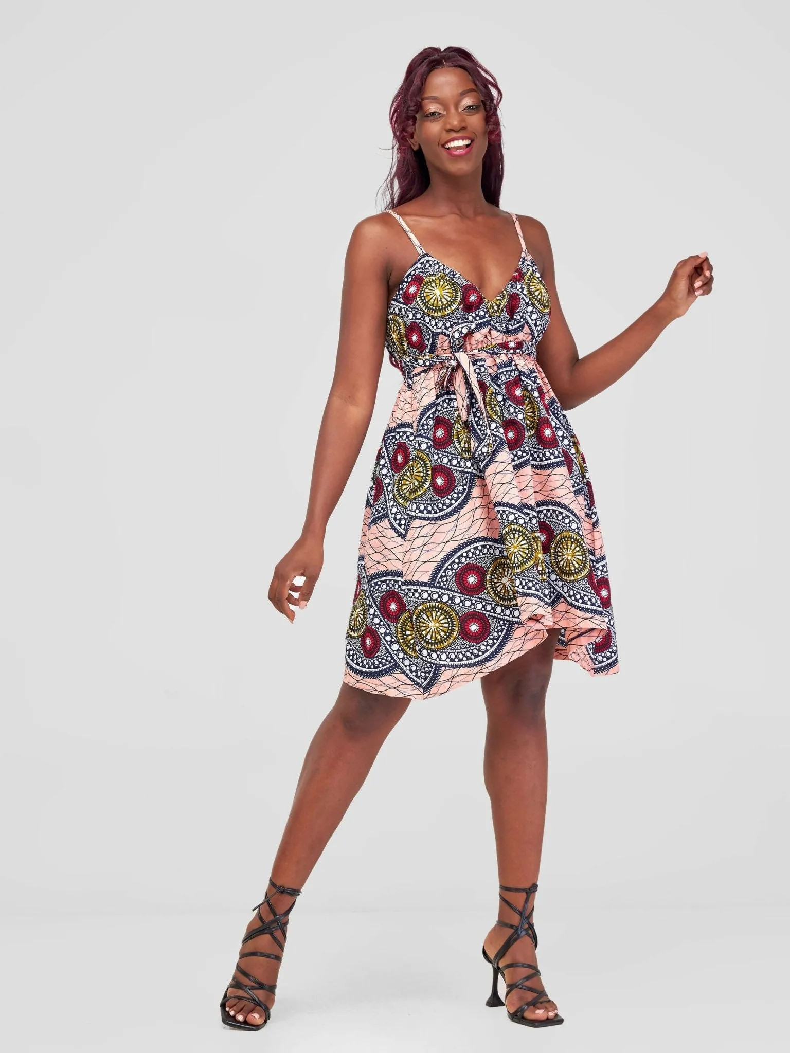 Nefpatra Africa Zola Dress - Pink