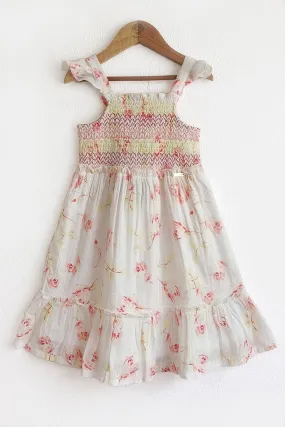 One Friday Off White Floral Dress