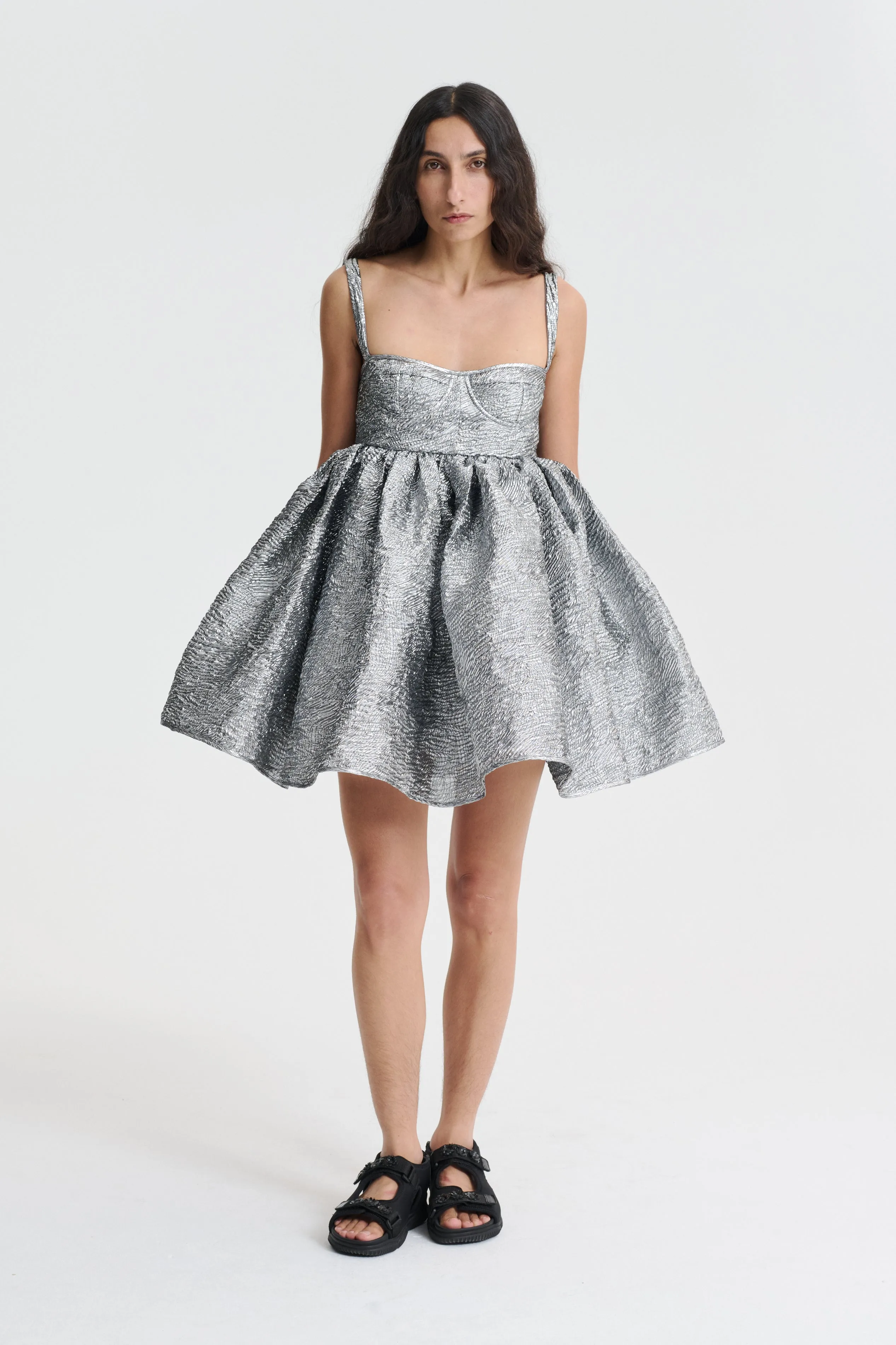 ONIQUE | DRESS KAZE MATELASS… SILVER