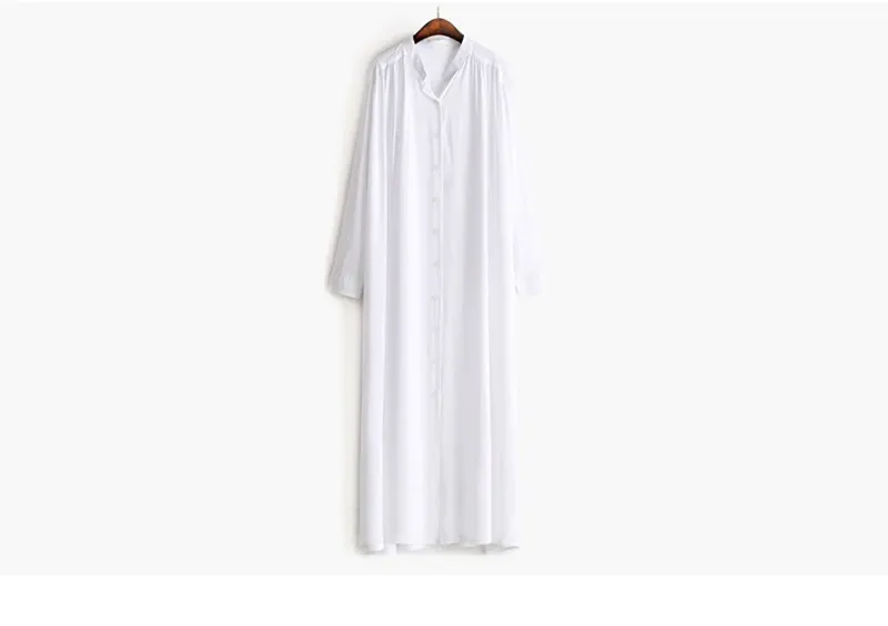 Oversize Side Slit Stylish Shirt Dress