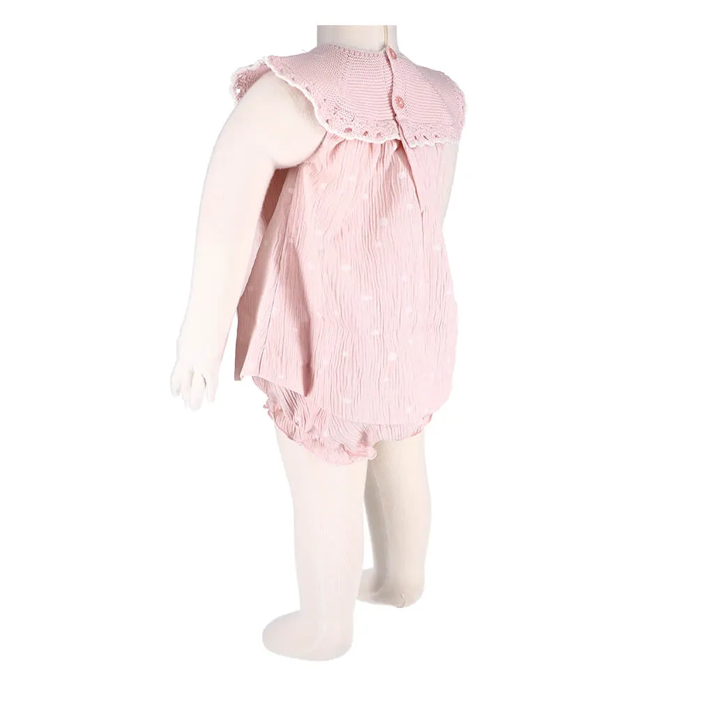 Paz Rodriguez Dress and Bloomer Set Promesa