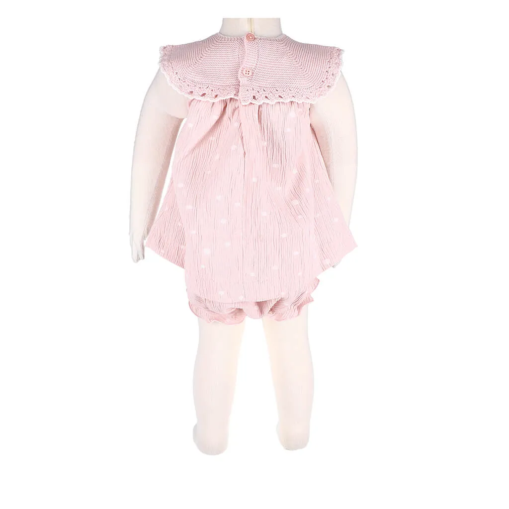 Paz Rodriguez Dress and Bloomer Set Promesa