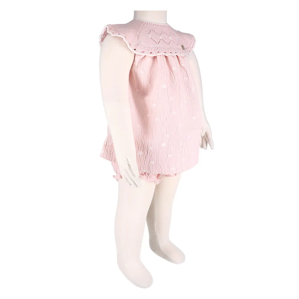 Paz Rodriguez Dress and Bloomer Set Promesa