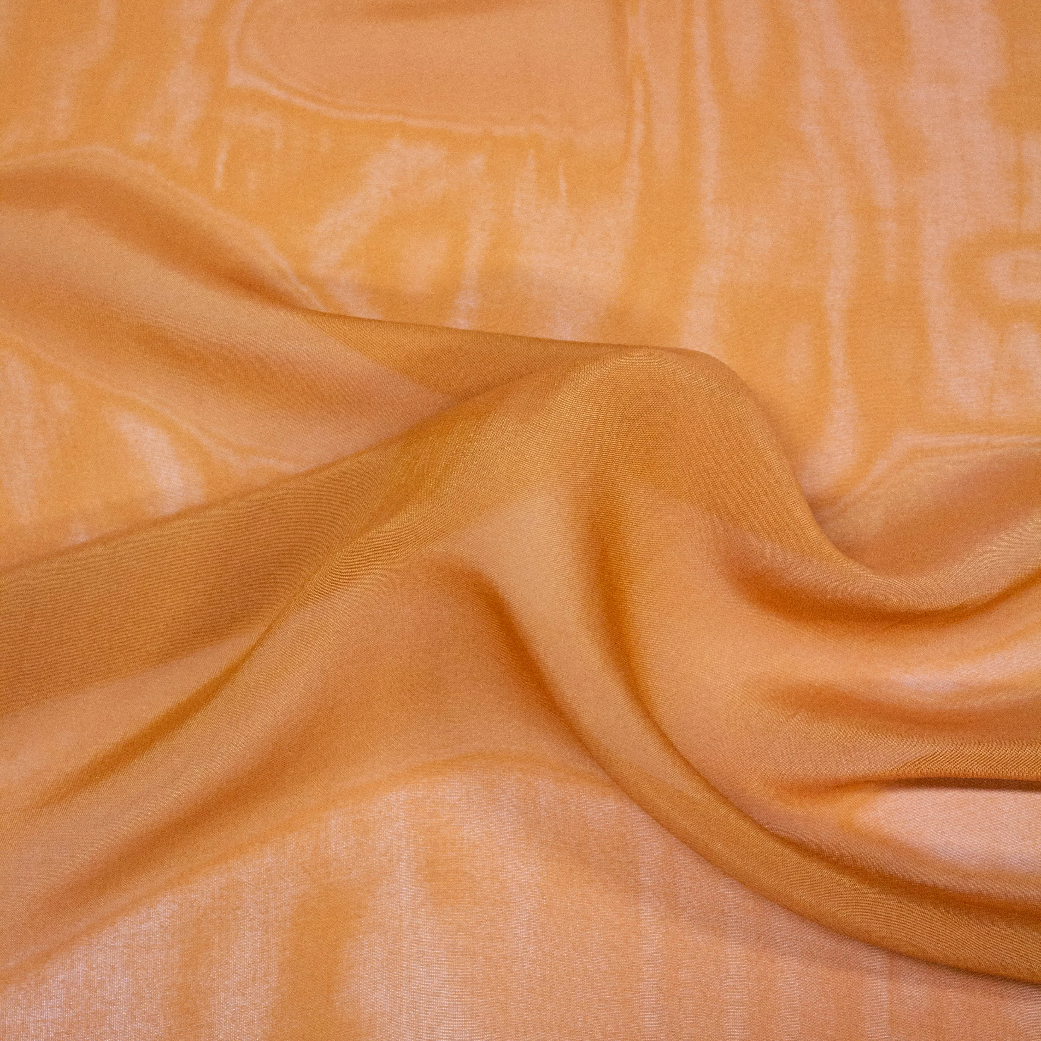 Porak Cheddar Orange Silk Voile