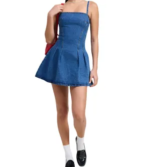 Retro Revival Denim Mini