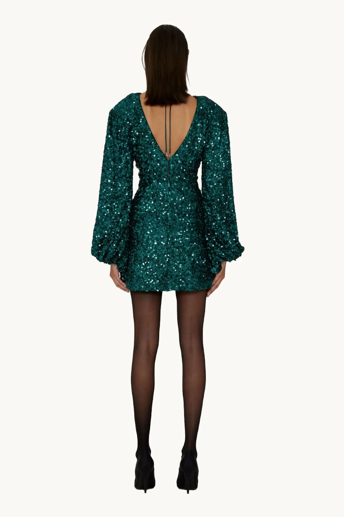 Sequins Mini Flowy Dress