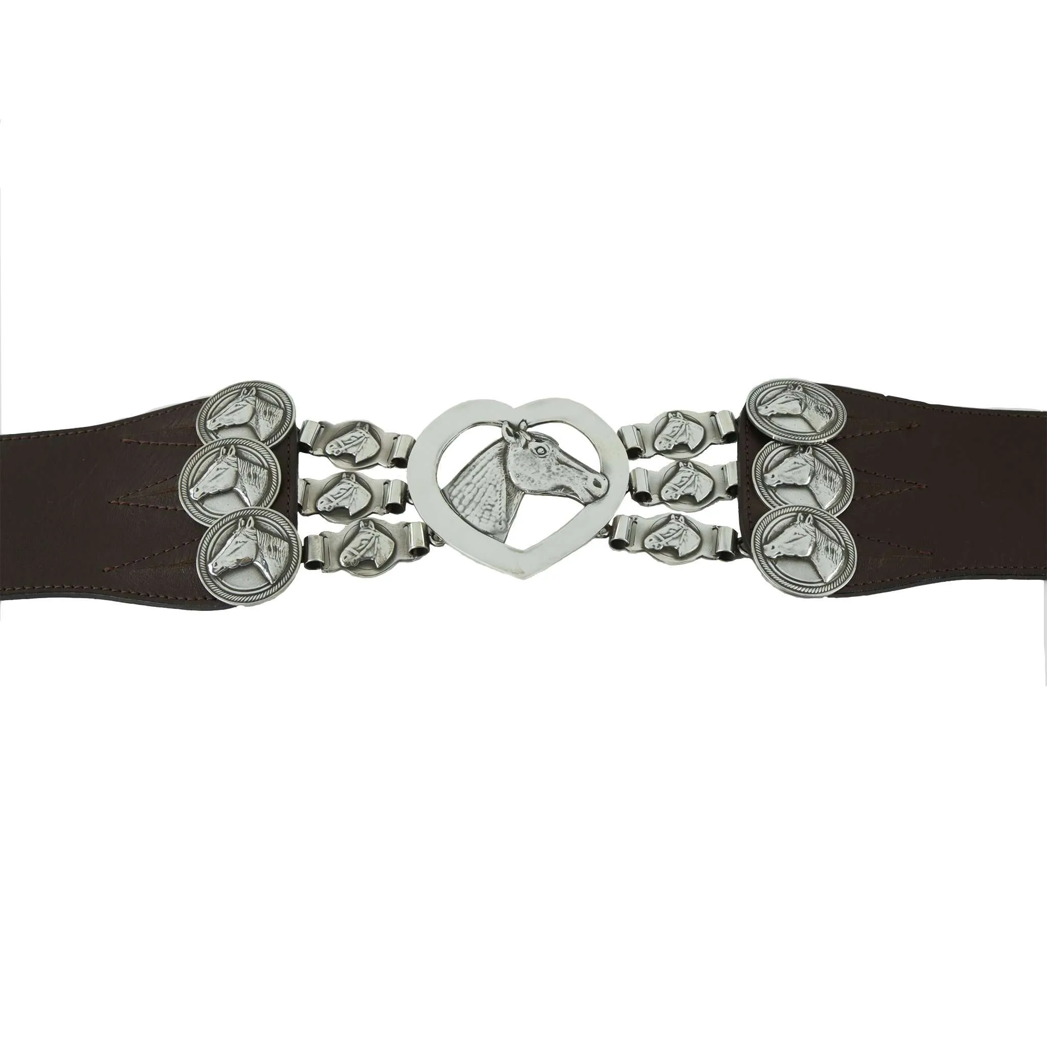 Silver Plated Rastra With Horses Motif