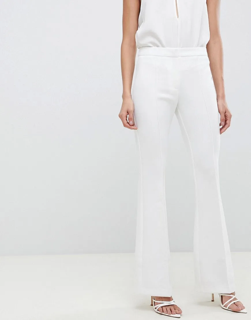 Slim kick flare trouser