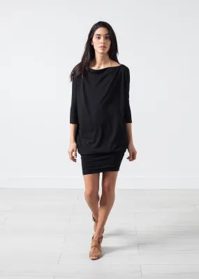 Tapered Boat Neck Dress - A Stylish and Fashionable Choice