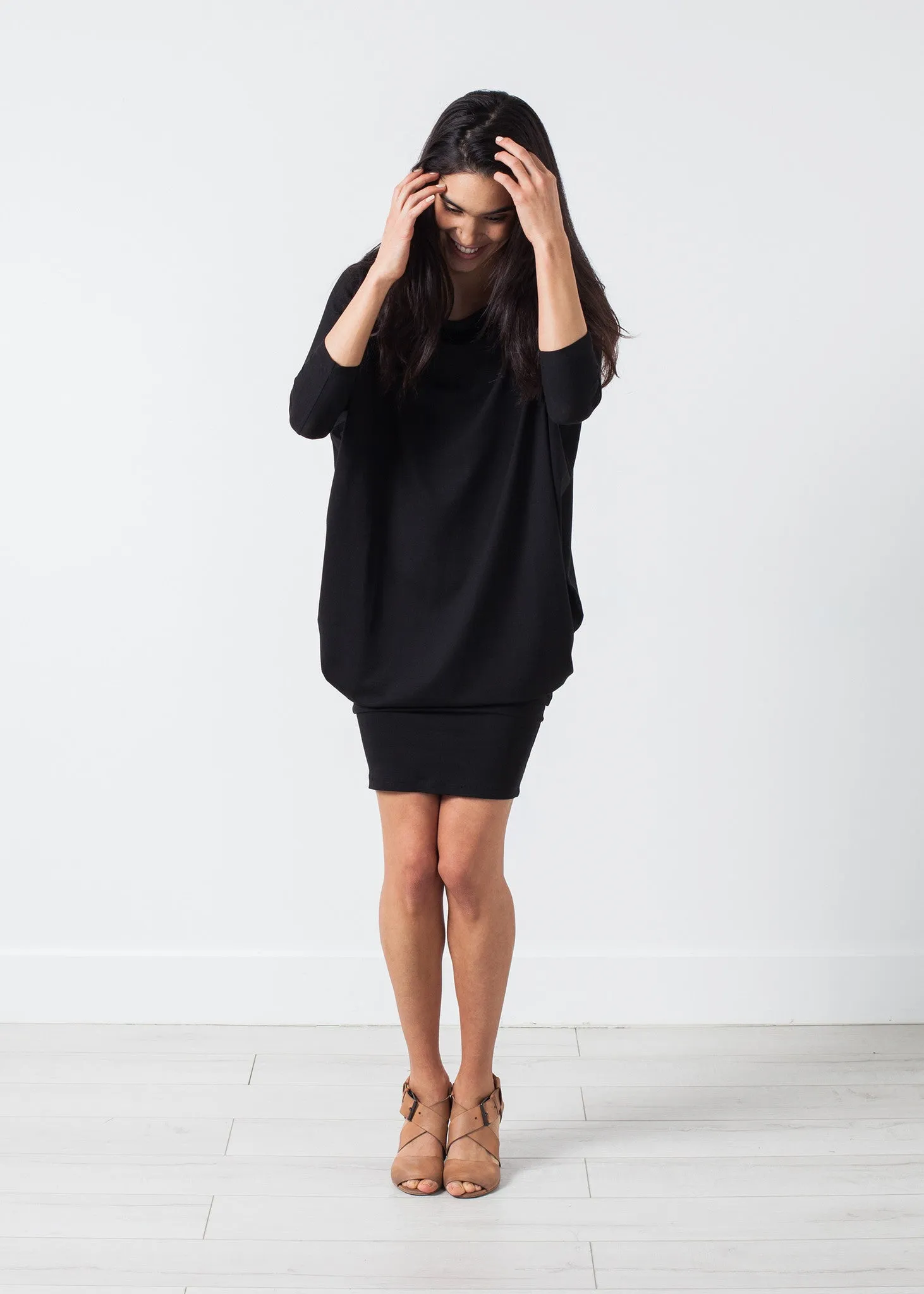 Tapered Boat Neck Dress - A Stylish and Fashionable Choice
