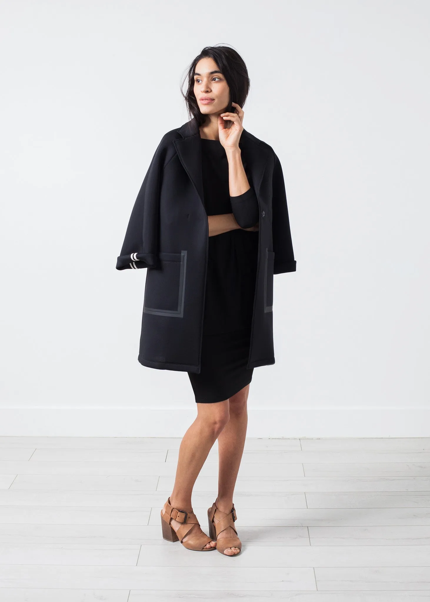 Tapered Boat Neck Dress - A Stylish and Fashionable Choice