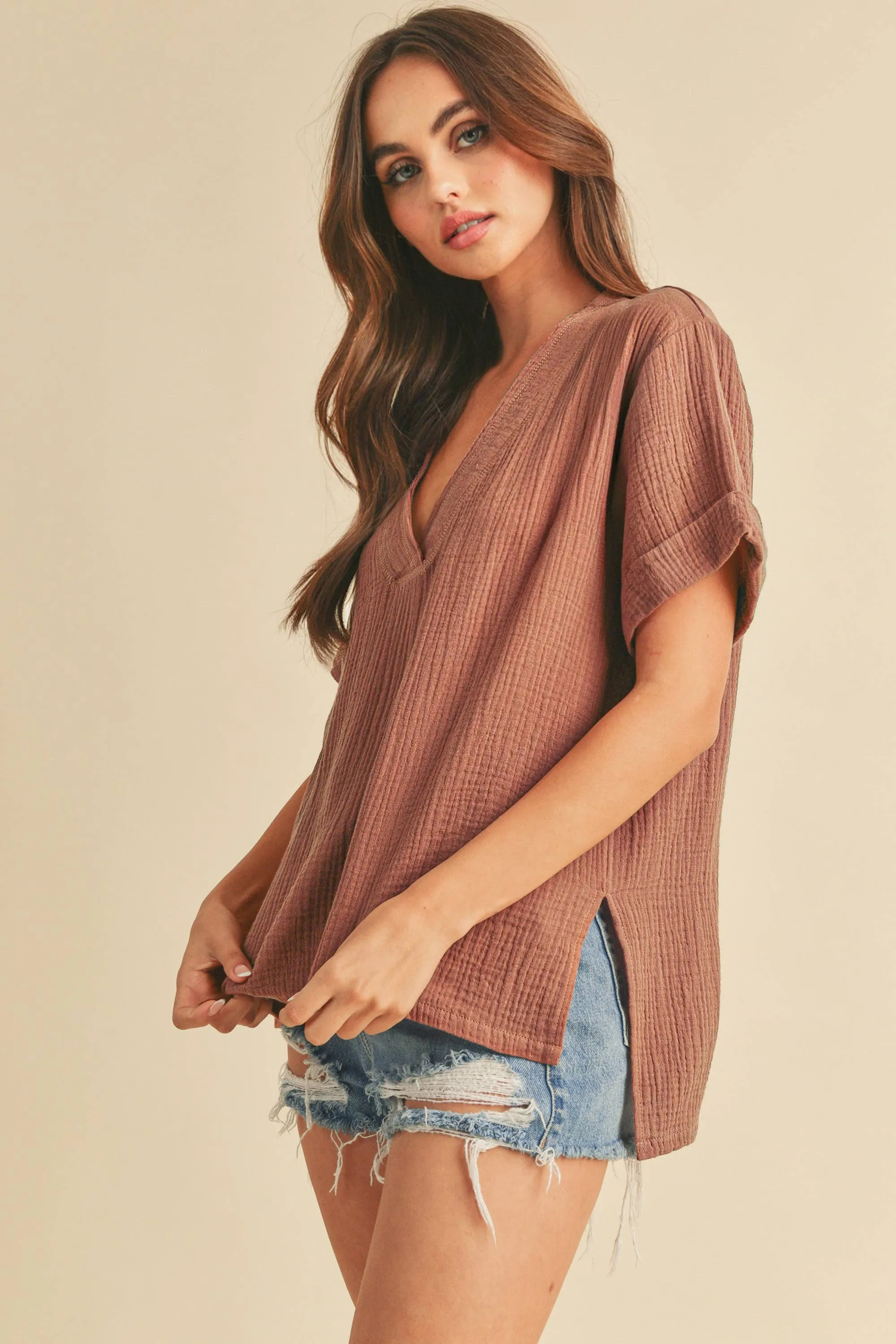 Trudie Top 4: Teal  Top