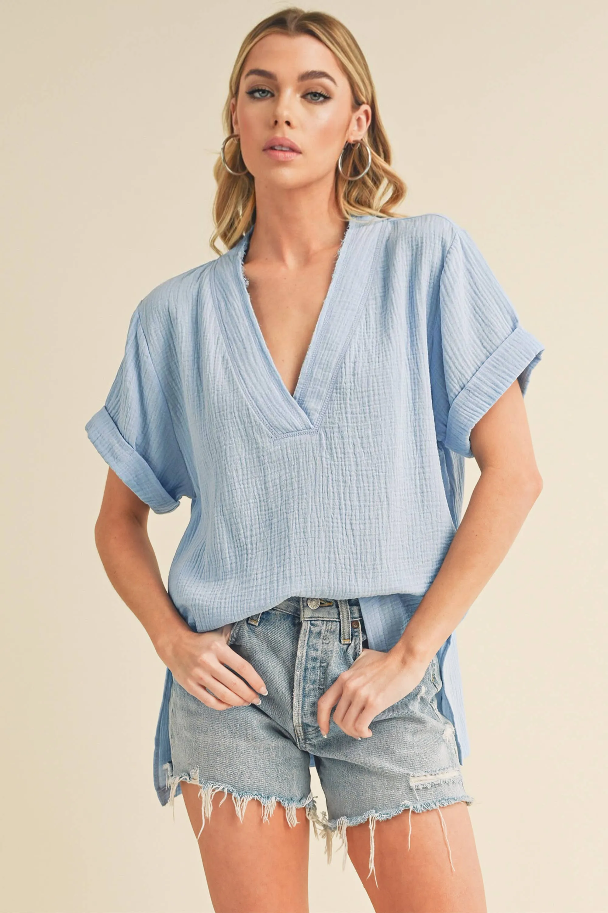 Trudie Top 4: Teal  Top