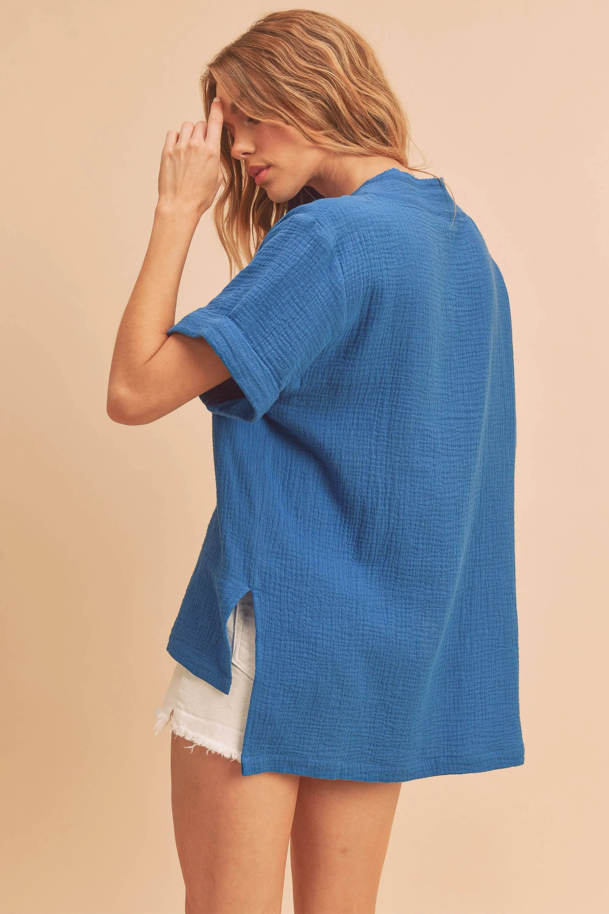 Trudie Top 4: Teal  Top