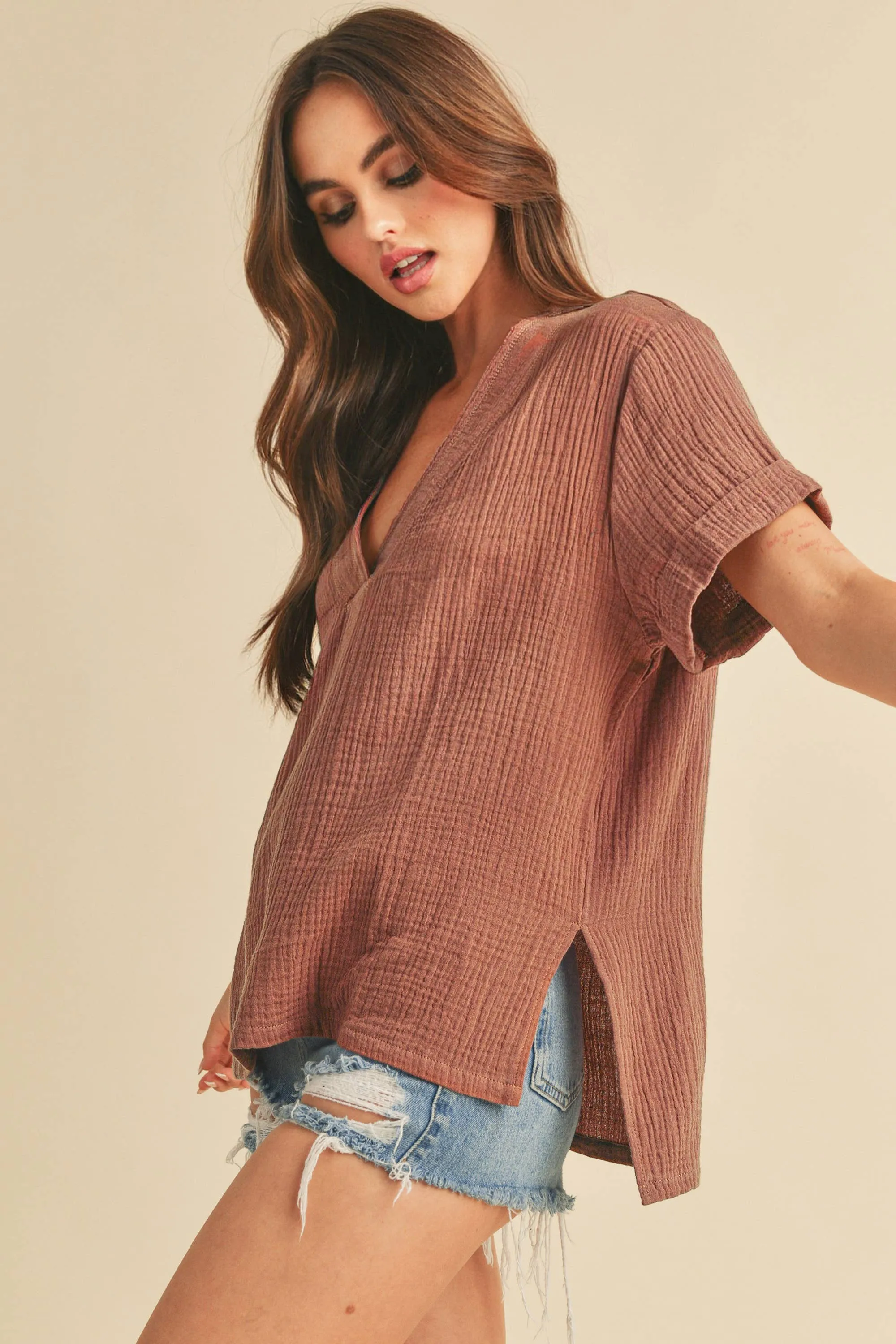Trudie Top 4: Teal  Top