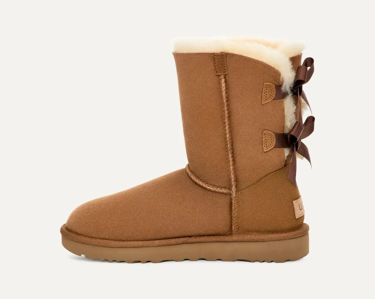 UGG Bailey Bow II Boot In Chestnut