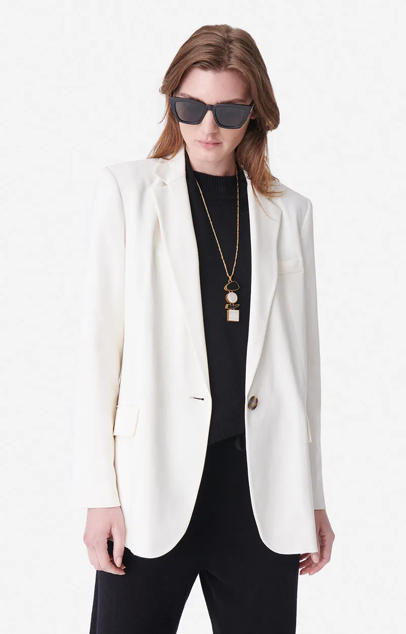 VANESSA BRUNO BLAZER TILIA 1KNP ECRU